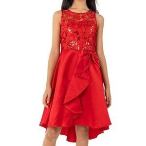 Rare Editions Red Dress - Big Girl